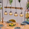 Koyoto hanging light, globe light, pendant light Ecru, black, 4-light sources