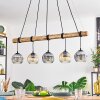 Ripoll hanging light, globe light, pendant light Ecru, black, 5-light sources