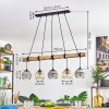 Ripoll hanging light, globe light, pendant light Ecru, black, 5-light sources