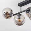 Gastor ceiling light, globe light Smoke-coloured, 5-light sources