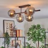 Gastor ceiling light, globe light Smoke-coloured, 5-light sources