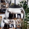 Gastor hanging light, globe light, pendant light black, 6-light sources