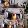 Gastor hanging light, globe light, pendant light black, 6-light sources