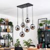 Gastor hanging light, globe light, pendant light black, 6-light sources