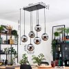 Gastor hanging light, globe light, pendant light black, 6-light sources