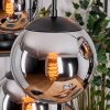 Gastor hanging light, globe light, pendant light black, 6-light sources