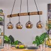 Ripoll hanging light, globe light, pendant light Ecru, black, 4-light sources