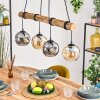 Ripoll hanging light, globe light, pendant light Ecru, black, 4-light sources