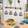 Ripoll hanging light, globe light, pendant light Ecru, black, 4-light sources