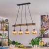 Ripoll hanging light, globe light, pendant light Ecru, black, 4-light sources
