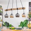Ripoll hanging light, globe light, pendant light Ecru, black, 4-light sources