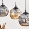 Ripoll hanging light, globe light, pendant light Ecru, black, 4-light sources