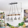 Ripoll hanging light, globe light, pendant light Ecru, black, 4-light sources