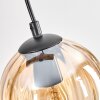 Koyoto hanging light, globe light, pendant light Ecru, black, 4-light sources