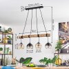 Koyoto hanging light, globe light, pendant light Ecru, black, 4-light sources