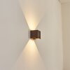 Tamarin outdoor wall light, wall light LED rust-coloured, 2-light sources