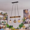 Ripoll hanging light, globe light, pendant light Ecru, black, 3-light sources