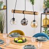 Ripoll hanging light, globe light, pendant light Ecru, black, 3-light sources