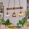 Ripoll hanging light, globe light, pendant light Ecru, black, 3-light sources