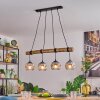 Ripoll hanging light, globe light, pendant light Ecru, black, 4-light sources