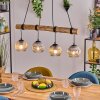 Ripoll hanging light, globe light, pendant light Ecru, black, 4-light sources