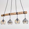 Ripoll hanging light, globe light, pendant light Ecru, black, 4-light sources