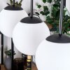 Gastor hanging light, globe light, pendant light white, 3-light sources