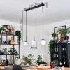 Gastor hanging light, globe light, pendant light white, 3-light sources