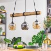 Ripoll hanging light, globe light, pendant light Ecru, black, 3-light sources