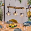 Ripoll hanging light, globe light, pendant light Ecru, black, 3-light sources