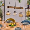Koyoto hanging light, globe light, pendant light Ecru, black, 3-light sources