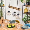 Koyoto hanging light, globe light, pendant light Ecru, black, 3-light sources