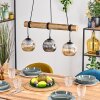 Ripoll hanging light, globe light, pendant light Ecru, black, 3-light sources
