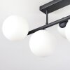 Gastor ceiling light, globe light white, 5-light sources