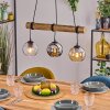 Koyoto hanging light, globe light, pendant light Ecru, black, 3-light sources