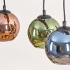 Koyoto hanging light, globe light, pendant light Ecru, black, 3-light sources