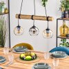 Koyoto hanging light, globe light, pendant light Ecru, black, 3-light sources