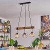 Koyoto hanging light, globe light, pendant light Ecru, black, 3-light sources