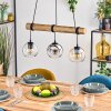 Koyoto hanging light, globe light, pendant light Ecru, black, 3-light sources