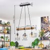 Koyoto hanging light, globe light, pendant light Ecru, black, 3-light sources