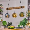 Koyoto hanging light, globe light, pendant light Ecru, black, 3-light sources