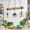 Koyoto hanging light, globe light, pendant light Ecru, black, 3-light sources