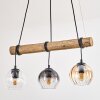Koyoto hanging light, globe light, pendant light Ecru, black, 3-light sources