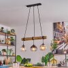 Koyoto hanging light, globe light, pendant light Ecru, black, 3-light sources