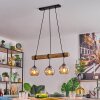 Koyoto hanging light, globe light, pendant light Ecru, black, 3-light sources