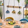 Koyoto hanging light, globe light, pendant light Ecru, black, 3-light sources