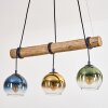 Koyoto hanging light, globe light, pendant light Ecru, black, 3-light sources