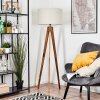 Flemming floor lamp Ecru, black, 1-light source