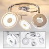 Prag ceiling spotlight LED chrome, 3-light sources