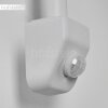Pohei outdoor wall light white, 1-light source, Motion sensor